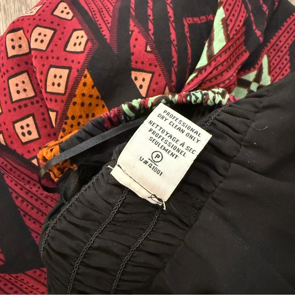 Diane Von Furstenberg DVF Tribal Print Silk Maxi Dress | Size 4 | 100% Silk - Picture 8 of 17